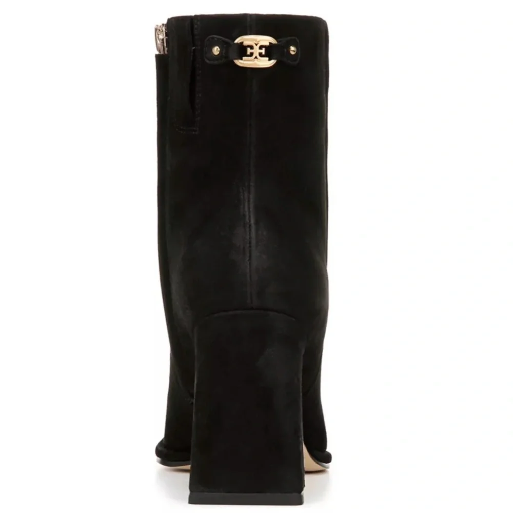 SAM EDELMAN Irie Black Suede Boots Women’s size 9 - Picture 4 of 16